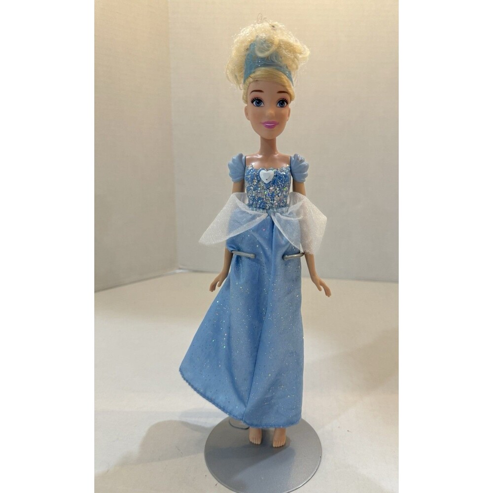 Disney Hasbro Princess Royal Shimmer Collection Cinderella Doll 2018+Clear Stand